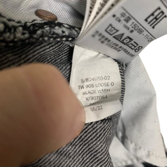 GAP Teen 90's Loose Jeans Girls Size 12 - Picture 8 of 9